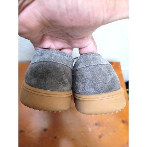 Vionic Gustavo Men's Suede Slip-On Moccasin Slippers With Sherpa Lining Size 10. - Picture 4 of 11